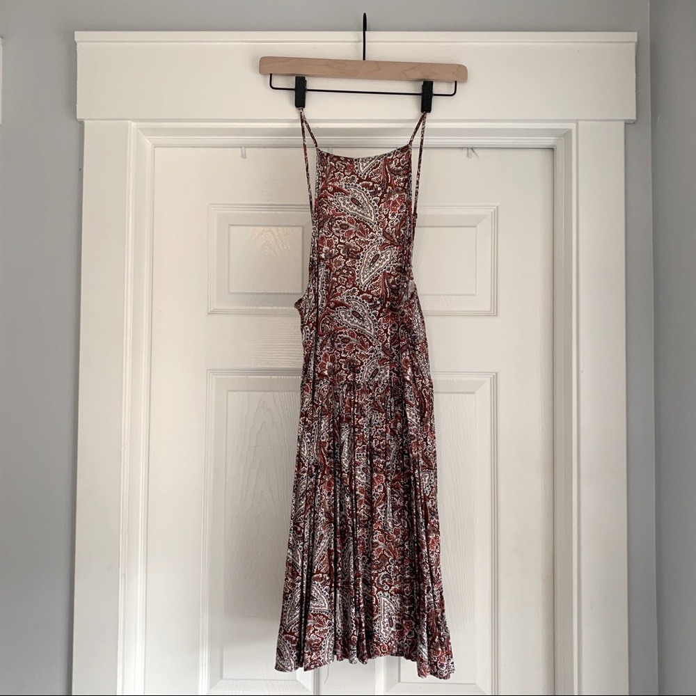 Paisley Smock Back Dress
